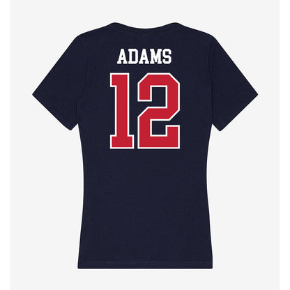 Arizona - NCAA Softball : Jalen Adams - Classic Shersey Women's V-Neck T-Shirt-1