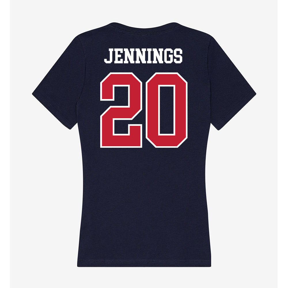 Arizona - NCAA Softball : Tele Jennings - Classic Shersey Women's V-Neck T-Shirt-1