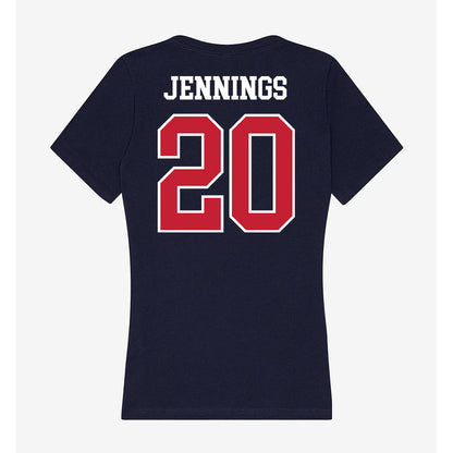 Arizona - NCAA Softball : Tele Jennings - Classic Shersey Women's V-Neck T-Shirt-1