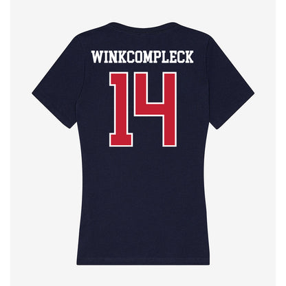 Arizona - NCAA Beach Volleyball : Reece Winkcompleck - Classic Shersey Women's V-Neck T-Shirt-1