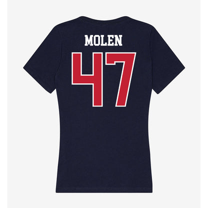 Arizona - NCAA Football : Broden Molen - Classic Shersey Women's V-Neck T-Shirt-1