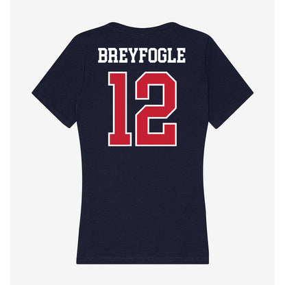 Arizona - NCAA Baseball : Easton Breyfogle - Classic Shersey Women's V-Neck T-Shirt-1