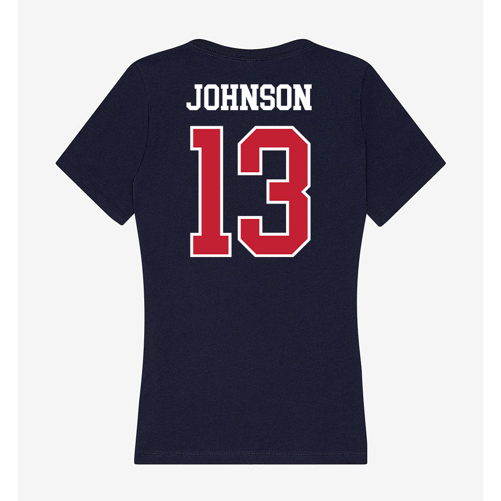 Arizona - NCAA Women's Soccer : Kyleigh Johnson - Classic Shersey Women's V-Neck T-Shirt-1