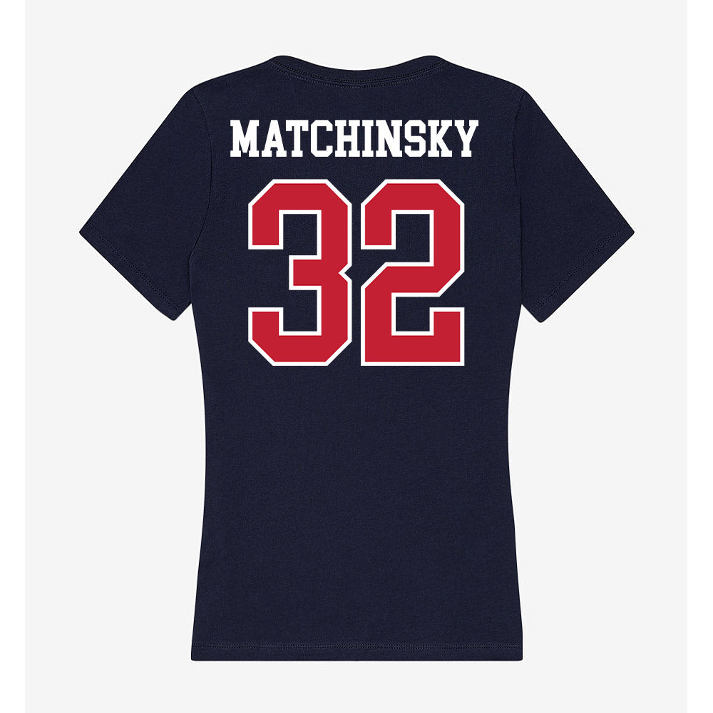 Arizona - NCAA Beach Volleyball : Holly Matchinsky - Classic Shersey Women's V-Neck T-Shirt-1