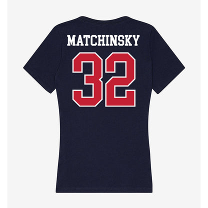 Arizona - NCAA Beach Volleyball : Holly Matchinsky - Classic Shersey Women's V-Neck T-Shirt-1