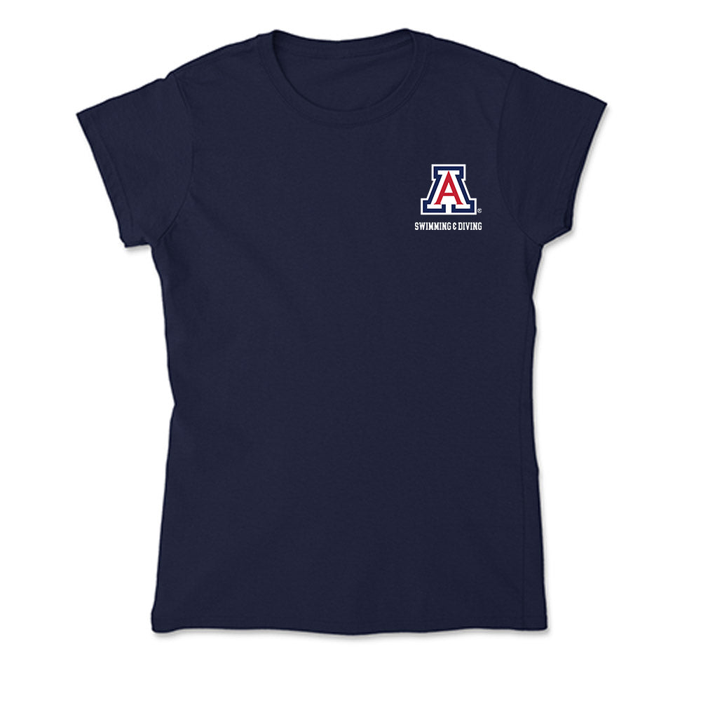 Arizona - NCAA Men's Swimming & Diving : Mitchell Oliver - Classic Shersey Soft Style Women’s T-Shirt-0