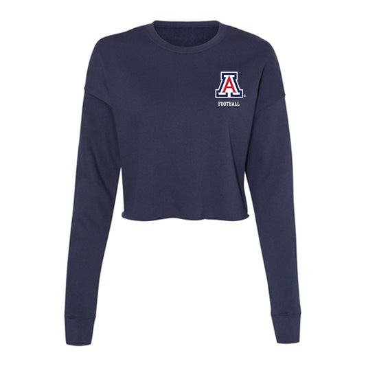 Arizona - NCAA Football : Jay’Vion Cole - Classic Shersey Women's Cropped Crew Fleece-0