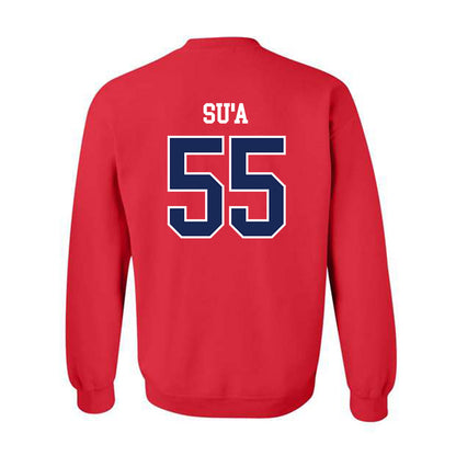 Arizona - NCAA Football : Leviticus Su'a - Classic Shersey Crewneck Sweatshirt-1