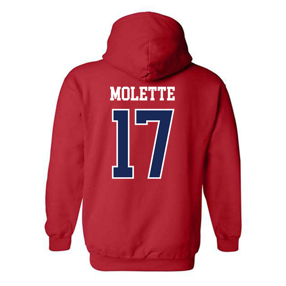 Arizona - NCAA Football : Lee Molette - Classic Shersey Hooded Sweatshirt-1