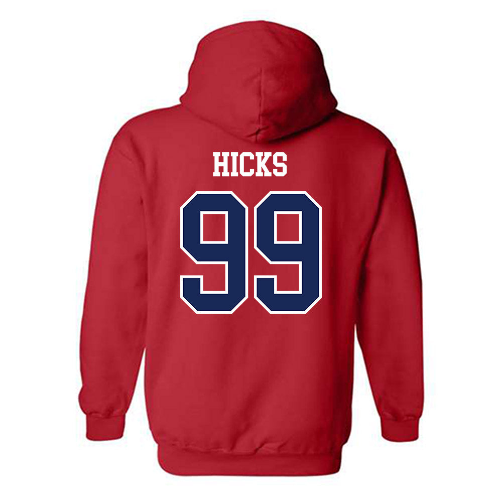 Arizona - NCAA Baseball : Garrett Hicks - Classic Shersey Hooded Sweatshirt-1