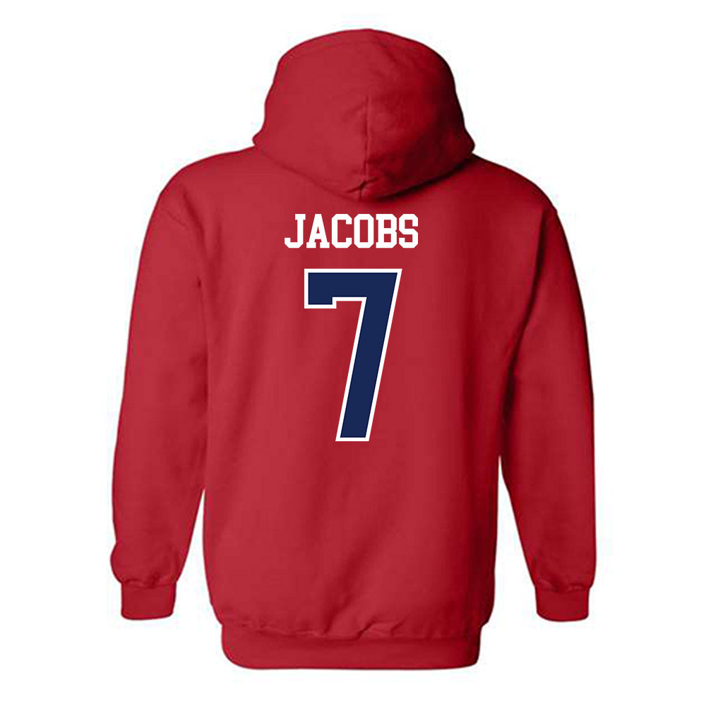 Arizona - NCAA Baseball : Andrew Jacobs - Classic Shersey Hooded Sweatshirt-1
