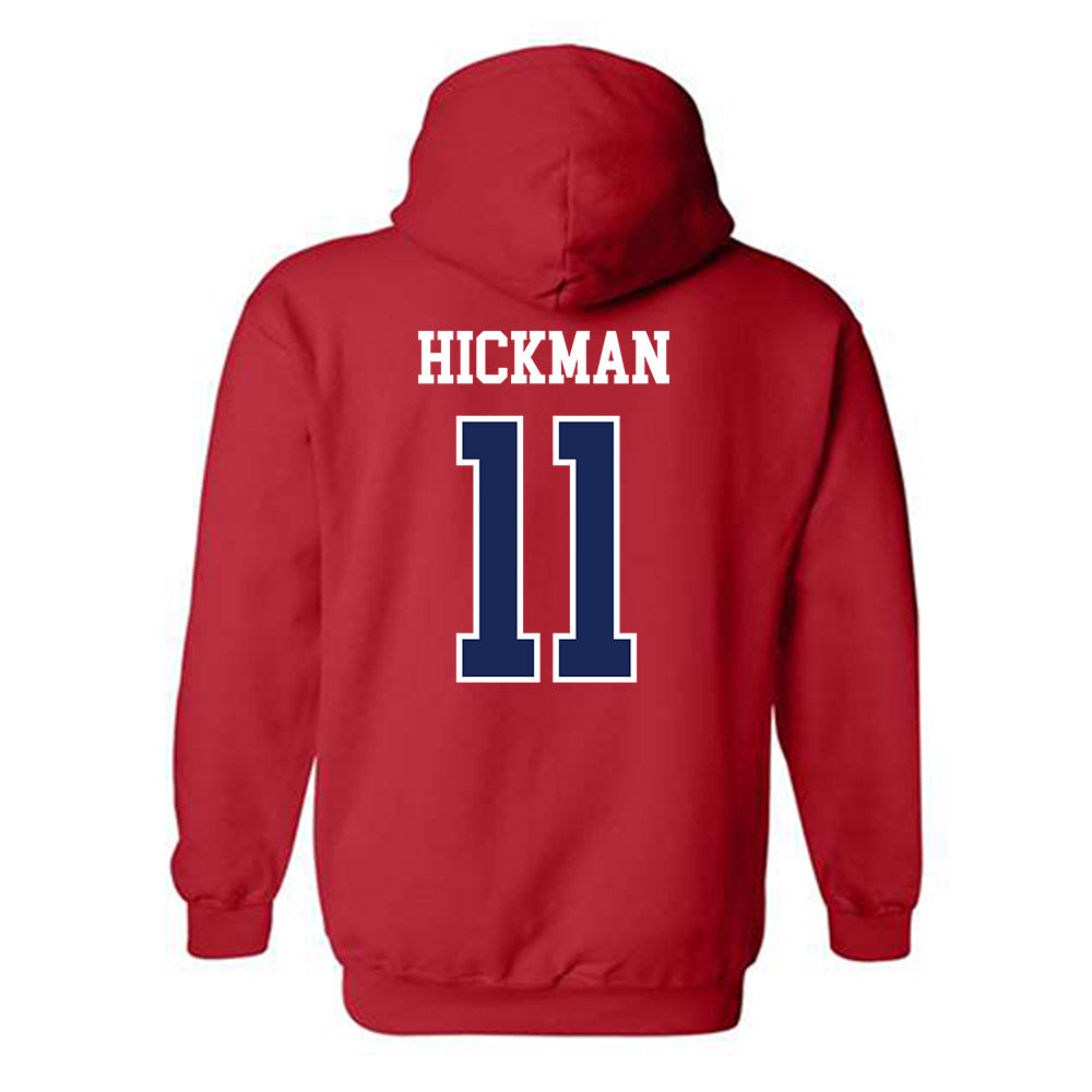 Arizona - NCAA Baseball : Benton Hickman - Classic Shersey Hooded Sweatshirt-1