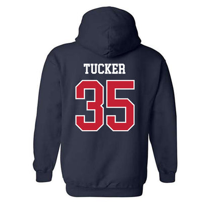Arizona - NCAA Women's Volleyball : Journey Tucker - Classic Shersey Hooded Sweatshirt-1