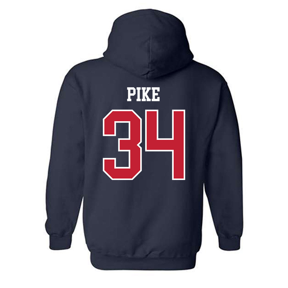 Arizona - NCAA Football : James Pike - Classic Shersey Hooded Sweatshirt-1