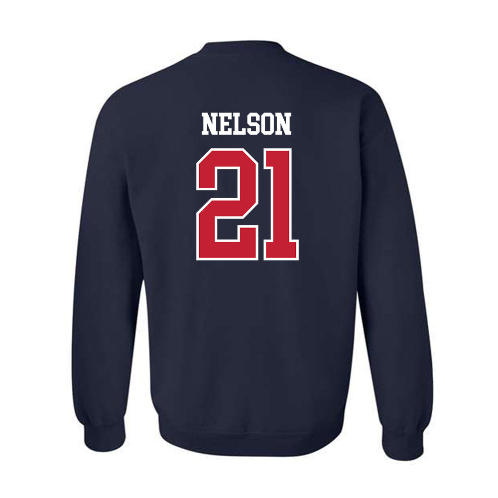 Arizona - NCAA Men's Basketball : Evan Nelson - Classic Shersey Crewneck Sweatshirt-1