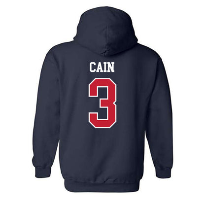 Arizona - NCAA Baseball : Andrew Cain - Classic Shersey Hooded Sweatshirt-1