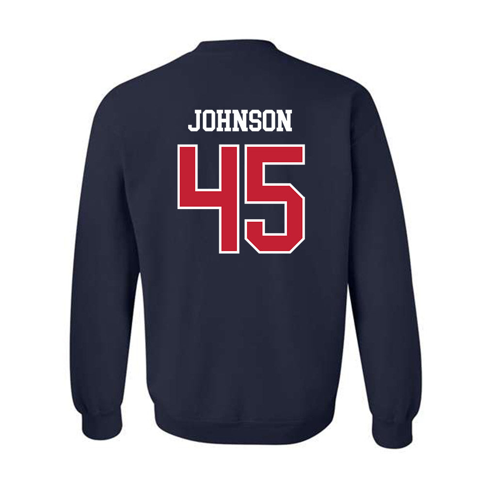 Arizona - NCAA Football : Victory Johnson - Classic Shersey Crewneck Sweatshirt-1