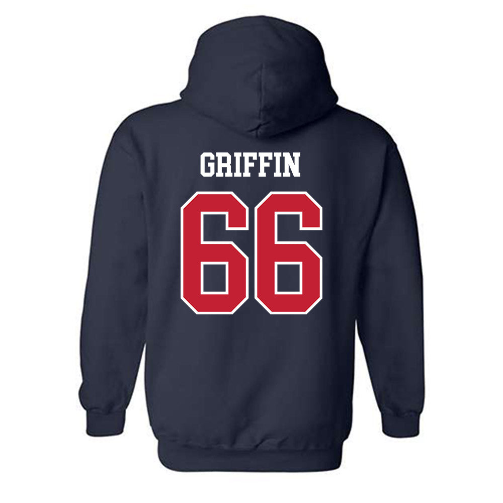 Arizona - NCAA Football : Jaxon Griffin - Classic Shersey Hooded Sweatshirt-1