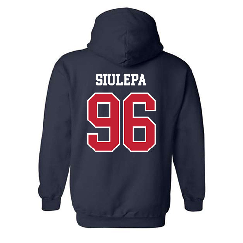 Arizona - NCAA Football : Zac Siulepa - Classic Shersey Hooded Sweatshirt-1