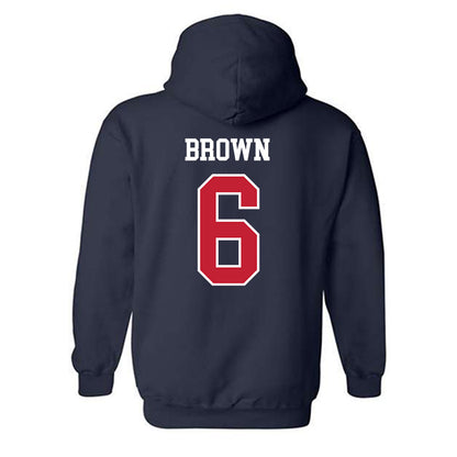 Arizona - NCAA Football : Taye Brown - Classic Shersey Hooded Sweatshirt-1