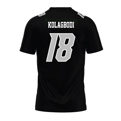 Delaware - NCAA Football : Jamarion Kolagbodi - Black Premium Football Jersey-1
