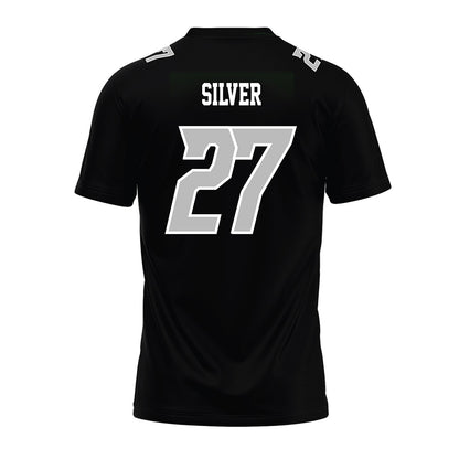 Delaware - NCAA Football : Jo Silver - Black Premium Football Jersey-1