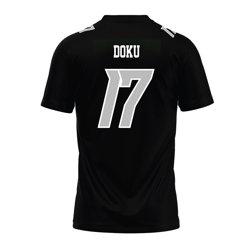 Delaware - NCAA Football : Emmanuel Doku - Black Premium Football Jersey-1