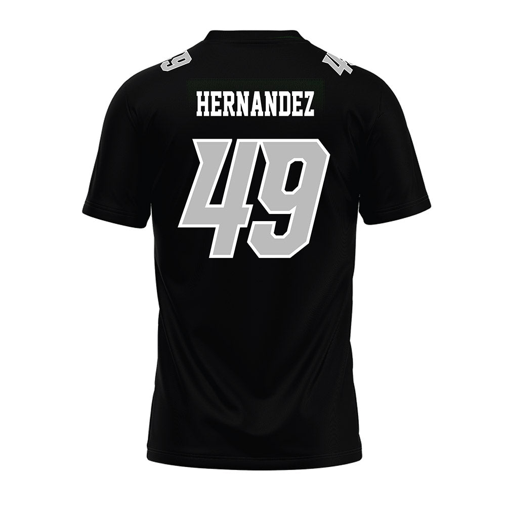 Delaware - NCAA Football : Yamdry Hernandez - Black Premium Football Jersey-1