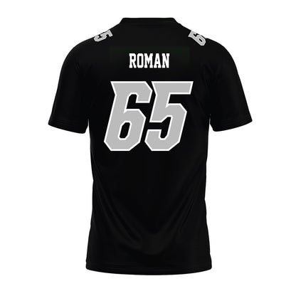 Delaware - NCAA Football : Wahkeem Roman - Black Premium Football Jersey-1
