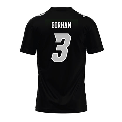 Delaware - NCAA Football : Brandon Gorham - Black Premium Football Jersey-1
