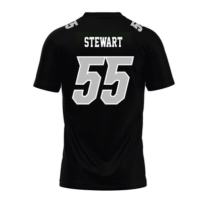 Delaware - NCAA Football : Dylan Stewart - Black Premium Football Jersey-1