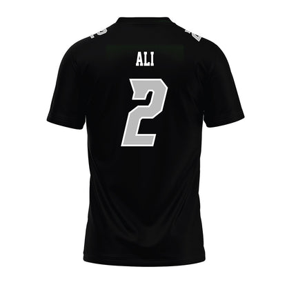 Delaware - NCAA Football : Kahlil Ali - Black Premium Football Jersey-1