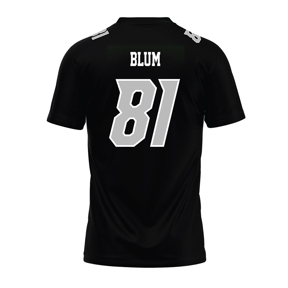 Delaware - NCAA Football : Jake Blum - Black Premium Football Jersey-1
