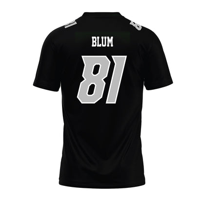 Delaware - NCAA Football : Jake Blum - Black Premium Football Jersey-1