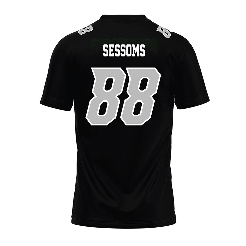 Delaware - NCAA Football : Elijah Sessoms - Black Premium Football Jersey-1