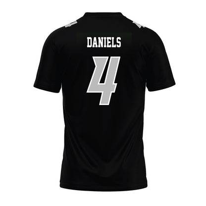 Delaware - NCAA Football : Demarco Daniels - Black Premium Football Jersey-1