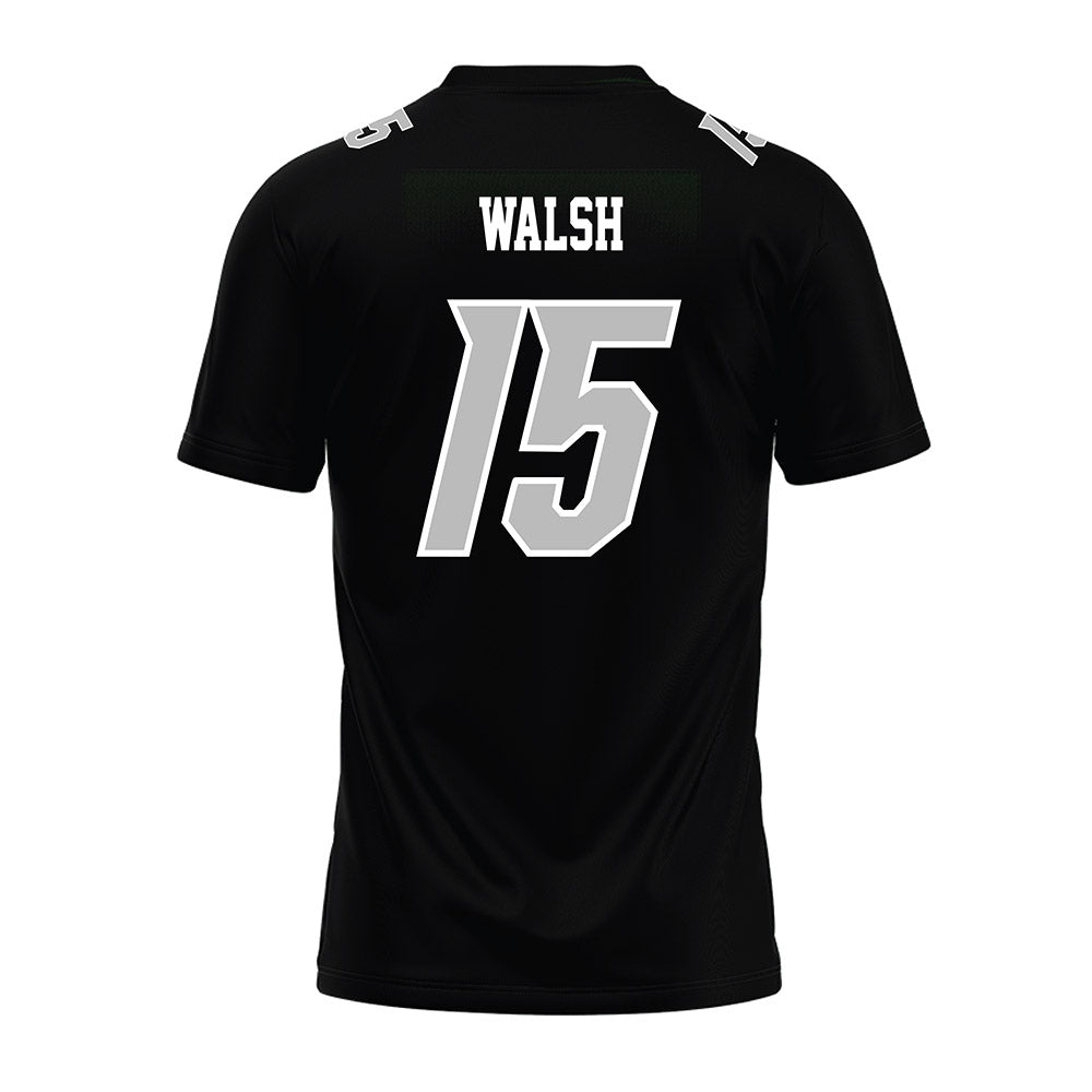 Delaware - NCAA Football : Rowen Walsh - Black Premium Football Jersey-1