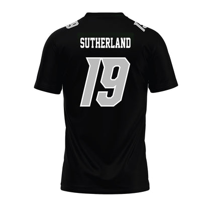Delaware - NCAA Football : Sean Sutherland - Black Premium Football Jersey-1