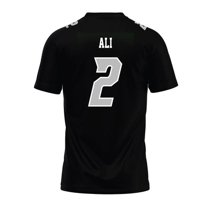 Delaware - NCAA Football : Kahlil Ali - Black Premium Football Jersey-1