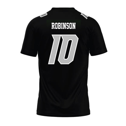 Delaware - NCAA Football : Taesean Robinson - Black Premium Football Jersey-1