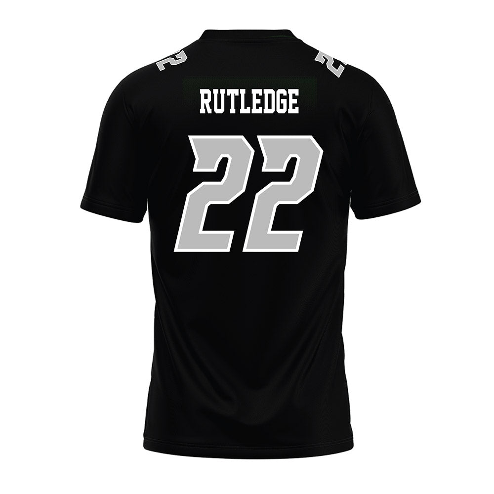 Delaware - NCAA Football : Dorian Rutledge - Black Premium Football Jersey-1