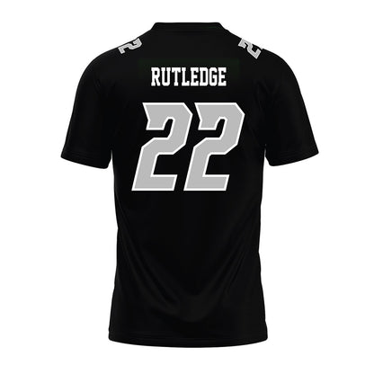 Delaware - NCAA Football : Dorian Rutledge - Black Premium Football Jersey-1