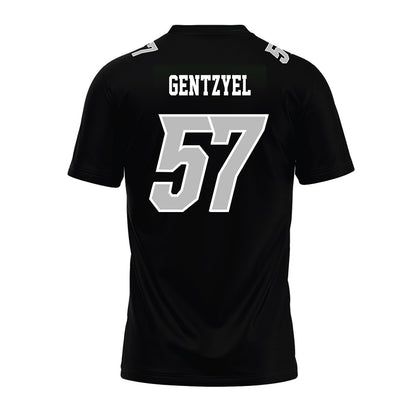Delaware - NCAA Football : Gehret Gentzyel - Black Premium Football Jersey-1