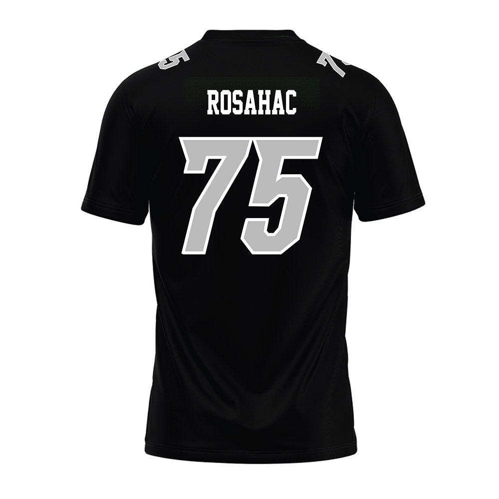 Delaware - NCAA Football : Noah Rosahac - Black Premium Football Jersey-1