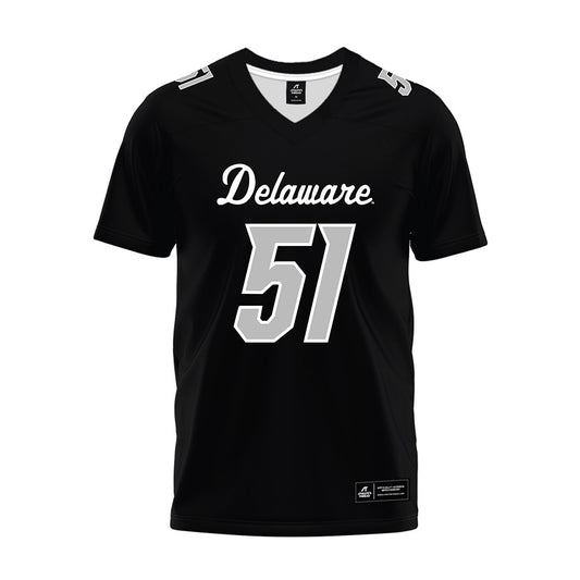 Delaware - NCAA Football : Chandler Telfaire - Black Premium Football Jersey-0