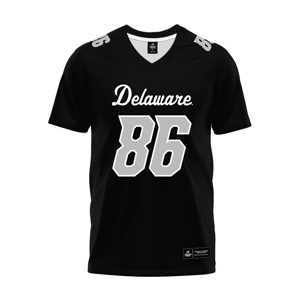 Delaware - NCAA Football : Jaxson Bowman - Black Premium Football Jersey-0