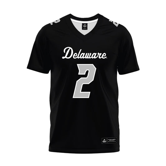 Delaware - NCAA Football : Riley Trujillo - Black Premium Football Jersey-0