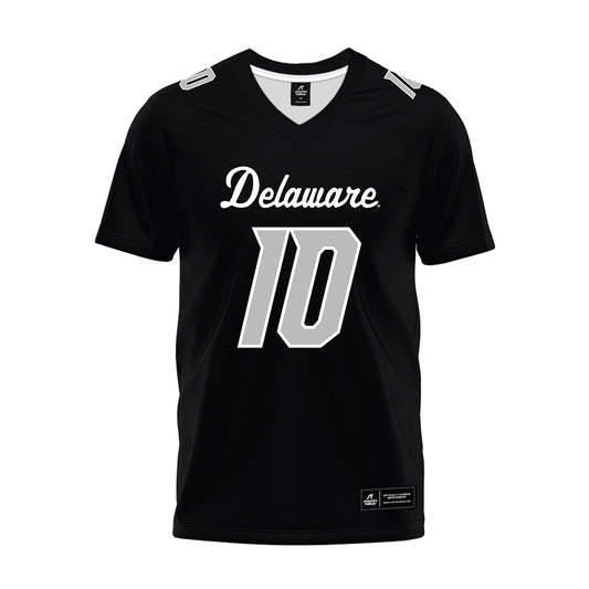 Delaware - NCAA Football : Taesean Robinson - Black Premium Football Jersey-0
