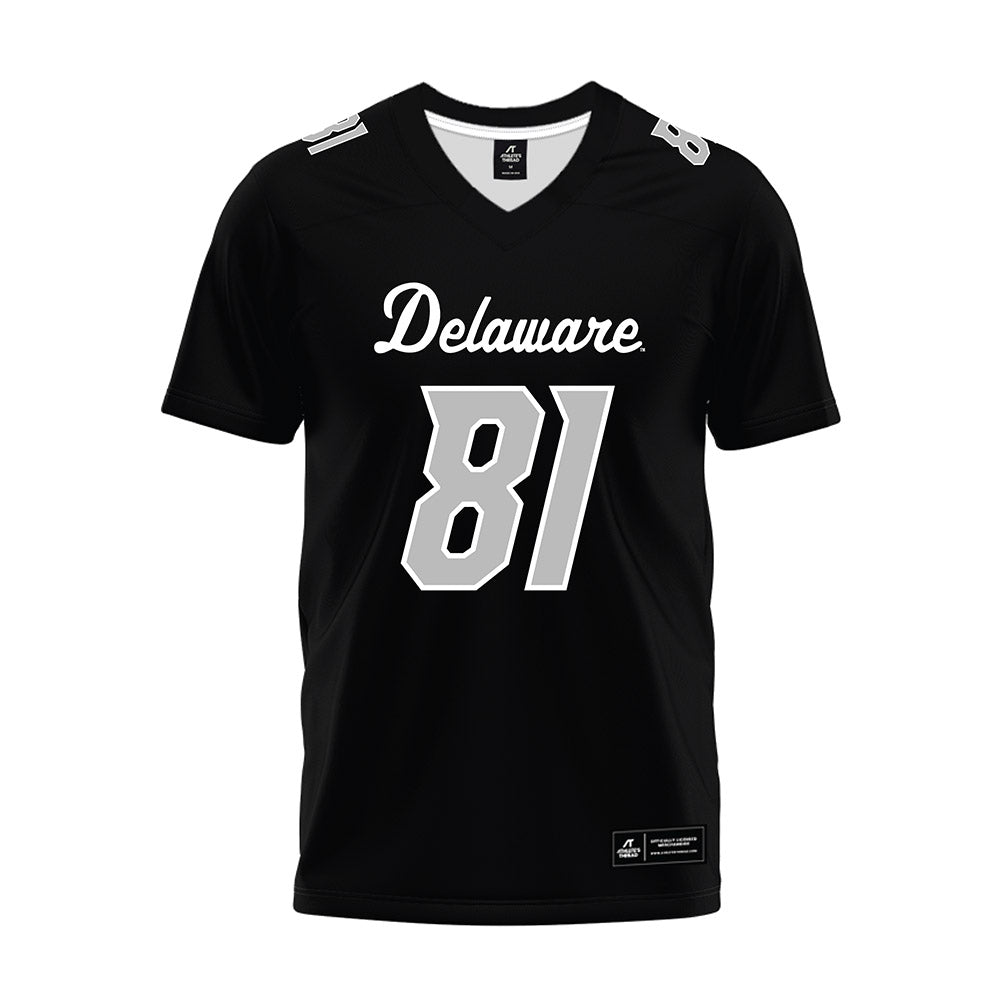 Delaware - NCAA Football : Jake Blum - Black Premium Football Jersey-0
