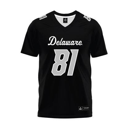 Delaware - NCAA Football : Jake Blum - Black Premium Football Jersey-0